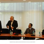 Theodor Purcarea, Bernd Hallier, Rector Ovidiu Folcut, Dean Alexandru Ionescu