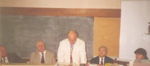 3. Viorel Petrescu, Iacob Catoiu, Aurel Vainer, Alexandru Redes, and Drd. Anca Purcarea