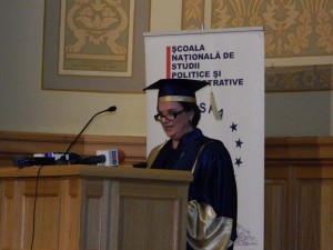 5. Alina BÂRGĂOANU, Rector of NUPSPA (SNSPA), Opening speech